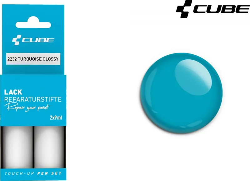 Cube Touch Up Paint Pen Set Turquoise Glossy 2238 30ml